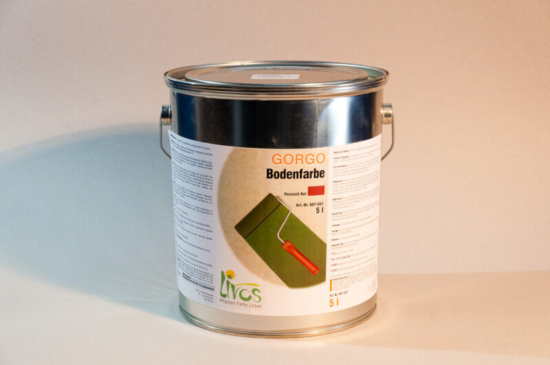 607-051_Livos_GORGO Bodenfarbe_Persisch Rot_5L