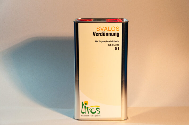 292_Livos_SVALOS Verdünnung für Terpen-Sensibililsierte_5L